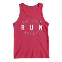 Eat Sleep Run Repeat Tank Top Marathon Runner