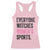 Everyone Watches Women's Sports Racerback Tank Top