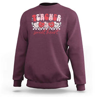 Valentines Day Teacher Sweatshirt Teaching Sweethearts
