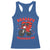 Braaapy Valentines Day Motocross Heart Racerback Tank Top