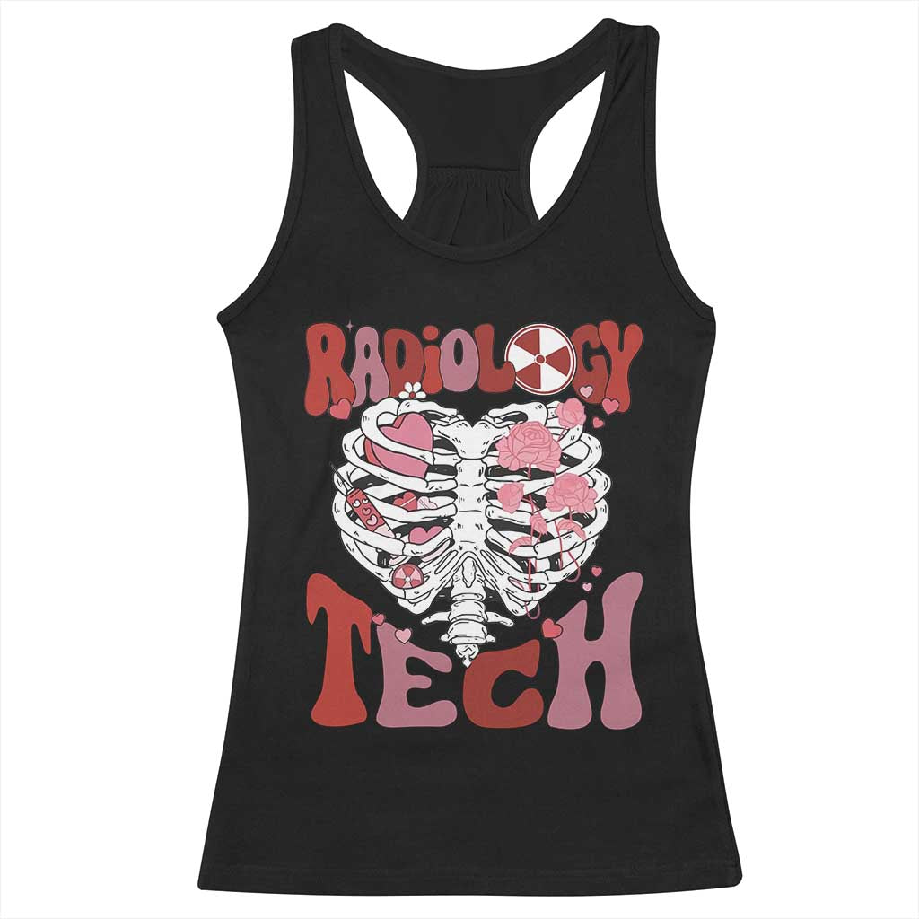 Rad Tech Nurse Valentine's Day Racerback Tank Top X-Ray Ultrasound MRI CT Mammography Vday Gift