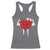 Heart Nurse Valentines Day Racerback Tank Top RN CNA ICU Cardiac Heart Anatomy