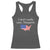 I Don't Really Care Margaret Vice President Jd Vance Racerback Tank Top USA Flag