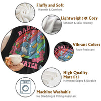 Funny Daddy's Lil Squirter Inappropriate Embarrassing Throw Blanket - Wonder Print Shop
