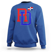 Dominican Republic Sweatshirt Distressed RD Flag Dominican Pride