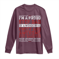Funny Stepdad Long Sleeve Shirt Step Daughter Bonus Step Dad Fathers Day