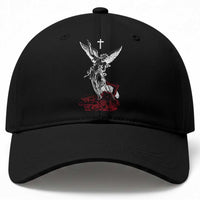 Saint Michael The Archangel Defeating Satan Baseball Cap