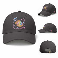 Squishy Lovers Baseball Cap Cute Dumpling Graphic Coquette Bow Girls