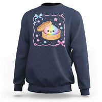 Squishy Lovers Sweatshirt Cute Dumpling Graphic Coquette Bow Girls