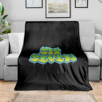 67 Meme Throw Blanket Six Seven Funny Gen Alpha Slang Saying - Wonder Print Shop