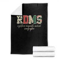Sonographer Christmas Throw Blanket RDMS Ultrasound Tech Technologist Gift - Wonder Print Shop