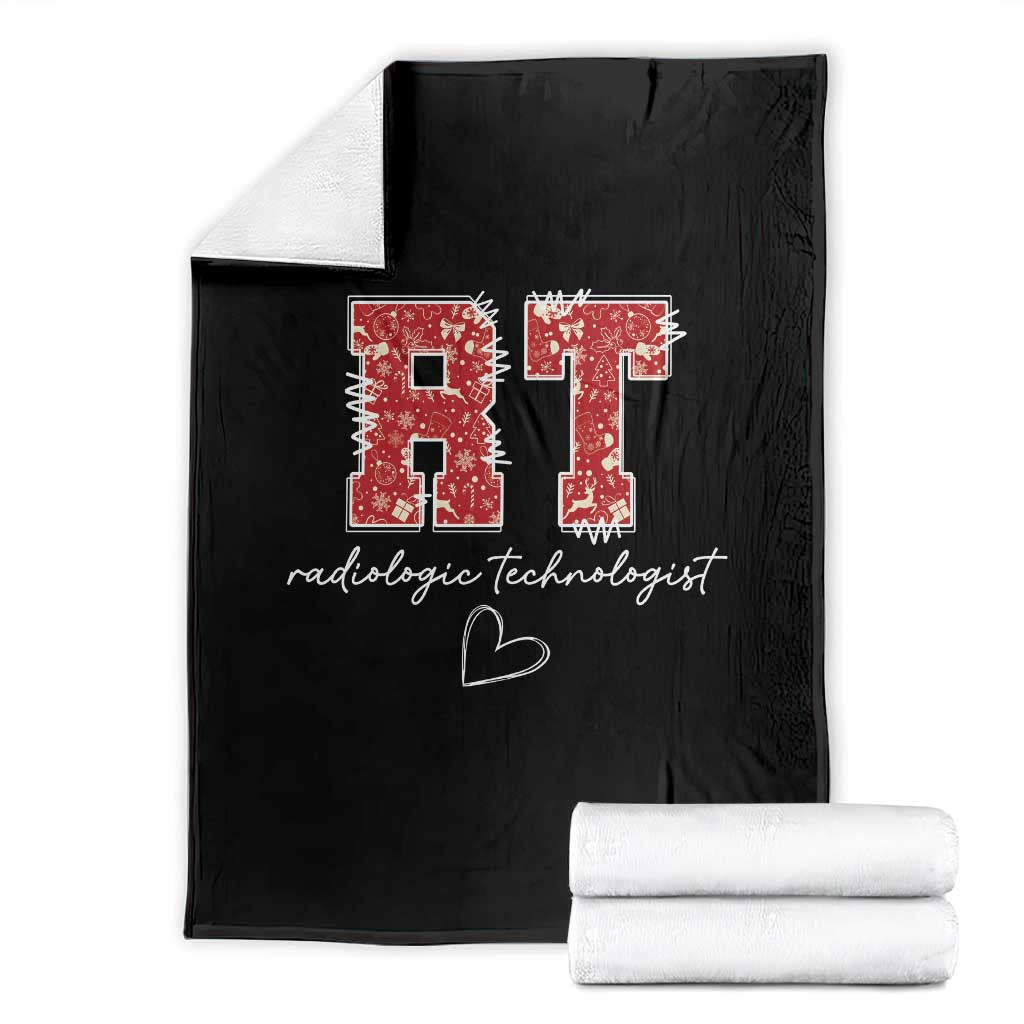 Christmas Radiology Throw Blanket RT Xray Rad Tech Gift - Wonder Print Shop