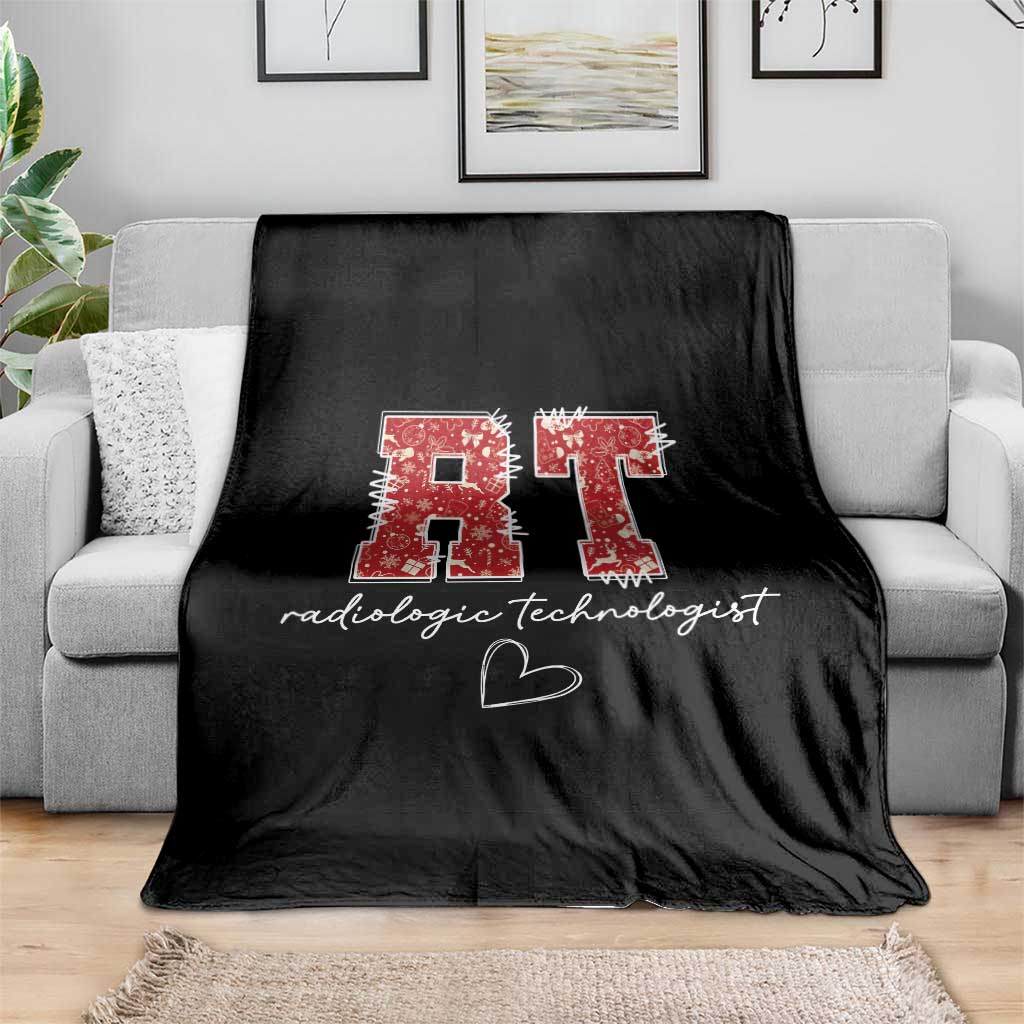Christmas Radiology Throw Blanket RT Xray Rad Tech Gift - Wonder Print Shop