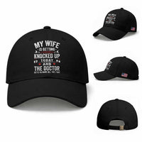 IVF Dad Baseball Cap Wife Knocked Up For Embryo Transfer Day