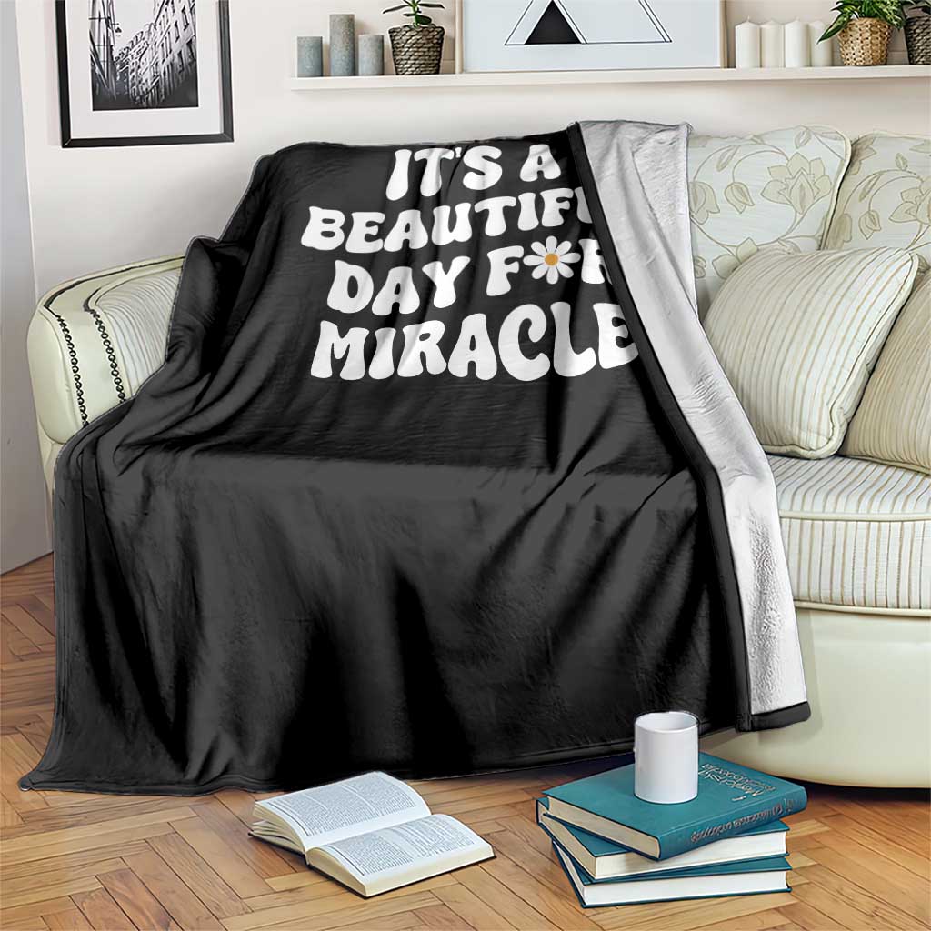 IVF Miracle Throw Blanket Transfer Day Infertility Support Gift - Wonder Print Shop