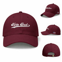 Twin Dad Baseball Cap Vintage Retro Style Fathers Day Presents