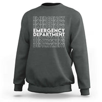 Emergency Department Sweatshirt Retro ER Nurse Gift - Wonder Print Shop