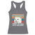 Cat Meme Racerback Tank Top First Of All I'm A Delight Sarcastic Angry Cat