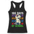 100 Days of School 100th Day Dino Racerback Tank Top