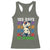 100 Days of School 100th Day Dino Racerback Tank Top