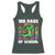 100 Days of School 100th Day Dino Racerback Tank Top Trex Dino Skateboard Skateboarding Boys Gift