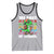 100 Days of School 100th Day Dino Tank Top Trex Dino Skateboard Skateboarding Boys Gift