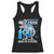 100 Days Of School Dinosaur Racerback Tank Top Trex 100th Day of School Boy Gifts