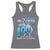 100 Days Of School Dinosaur Racerback Tank Top Trex 100th Day of School Boy Gifts