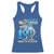 100 Days Of School Dinosaur Racerback Tank Top Trex 100th Day of School Boy Gifts