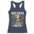 100 Days Of School Racerback Tank Top 100th Day Driving My Teacher Nuts Squirrel School