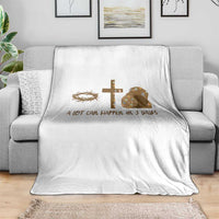 Christian Easter Throw Blanket A Lot Can Happen In Three Days
