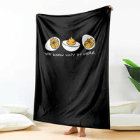 Funny Easter Throw Blanket You Know Why Im Here - Wonder Print Shop