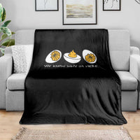 Funny Easter Throw Blanket You Know Why Im Here - Wonder Print Shop