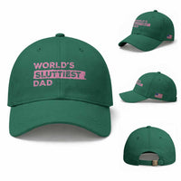 Worlds Sluttiest Dad Baseball Cap Funny Meme Joke