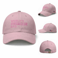 Worlds Sluttiest Dad Baseball Cap Funny Meme Joke