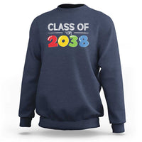 Class of 2038 Sweatshirt Grow With Me Kindergarten - Wonder Print Shop