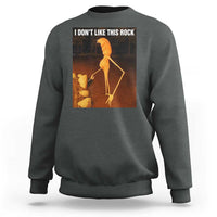 Marcus The Worm Christmas Sweatshirt I Don't Like This Rock Funny Meme - Wonder Print Shop