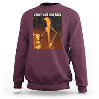 Marcus The Worm Christmas Sweatshirt I Don't Like This Rock Funny Meme - Wonder Print Shop