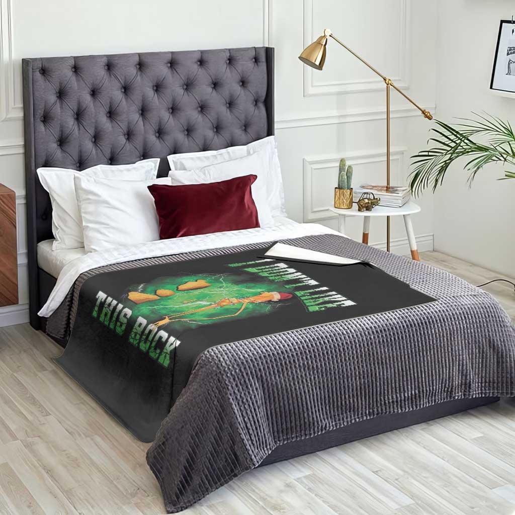 Funny Marcus The Worm Throw Blanket I Don't Like This Rock Brain Rot - Wonder Print Shop