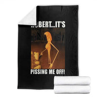 Marcus The Worm Meme Throw Blanket Robert Its Pissing Me Off - Wonder Print Shop