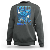Bruh 6 7 Steal a Brainrot Sweatshirt 6-7 Funny Brainrot Meme Six Seven Bootleg - Wonder Print Shop