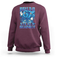 Bruh 6 7 Steal a Brainrot Sweatshirt 6-7 Funny Brainrot Meme Six Seven Bootleg - Wonder Print Shop