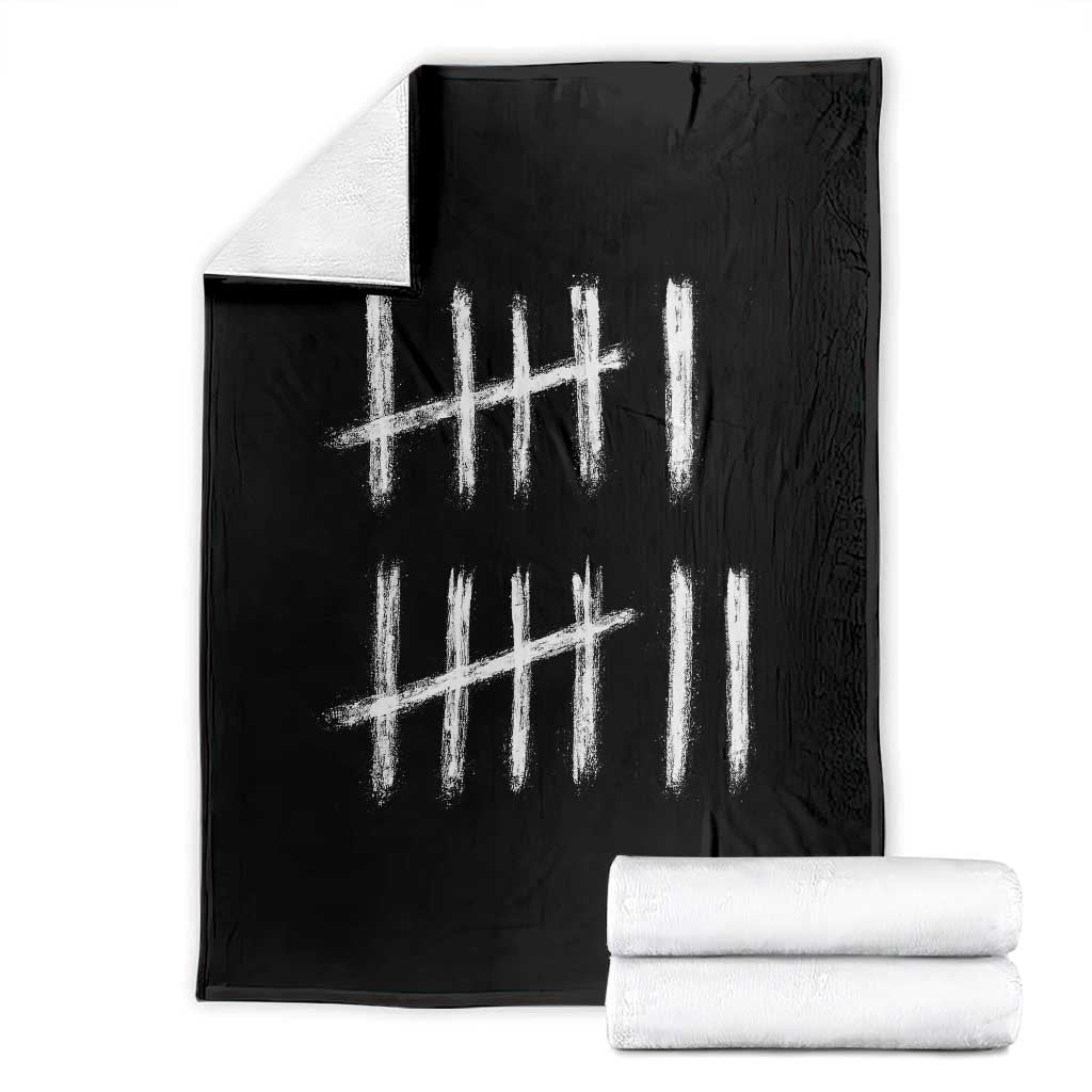 Funny Six Seven 67 Meme Throw Blanket Tally Marks 6 7 Numbers Gen Alpha Slang - Wonder Print Shop
