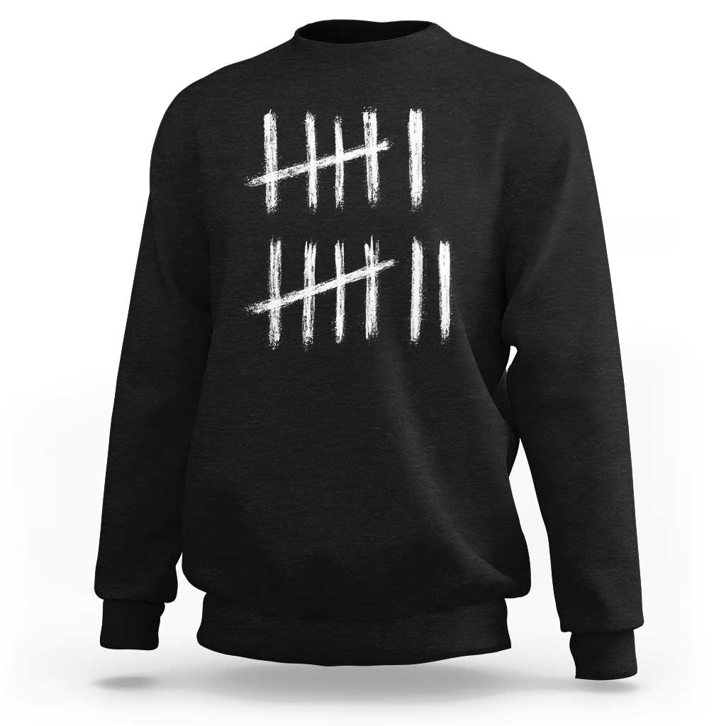 Funny Six Seven 67 Meme Sweatshirt Tally Marks 6 7 Numbers Gen Alpha Slang - Wonder Print Shop