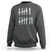 Funny Six Seven 67 Meme Sweatshirt Tally Marks 6 7 Numbers Gen Alpha Slang - Wonder Print Shop