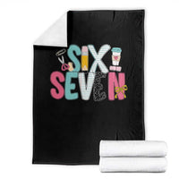 Funny Teacher Six Seven Throw Blanket 6 7 Meme - Wonder Print Shop