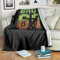 Funny Six Seven Throw Blanket 67 Meme 6 7 Boy Game Pixel Number - Wonder Print Shop