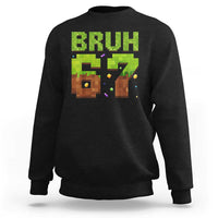 Funny Six Seven Sweatshirt 67 Meme 6 7 Boy Game Pixel Number - Wonder Print Shop