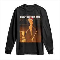 Marcus The Worm I Don't Like This Rock Long Sleeve Shirt - Wonder Print Shop