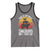 BBQ Tank Top Smoker Themed Retro Vintage My Meat Smoking